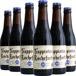 TRAPPISTES ROCHEFORT罗斯福 10号啤酒330ml*6瓶 修道院精酿 比利时进口