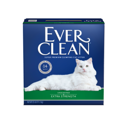铂钻（EverClean）铂钻爆款猫砂蓝标 11.3kg 高效除臭膨润土活性炭除臭进口猫砂25磅 绿标-舒敏抑臭-25磅11.3kg