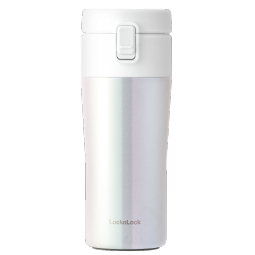 乐扣乐扣（LOCK&LOCK） 鎏金弹跳配茶网316不锈钢外带保温杯 LHC3280WHT-360ml白