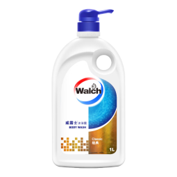 威露士（Walch）沐浴露1L 添加氨基酸成分保护你和你的家人 男女通用沐浴液 经典