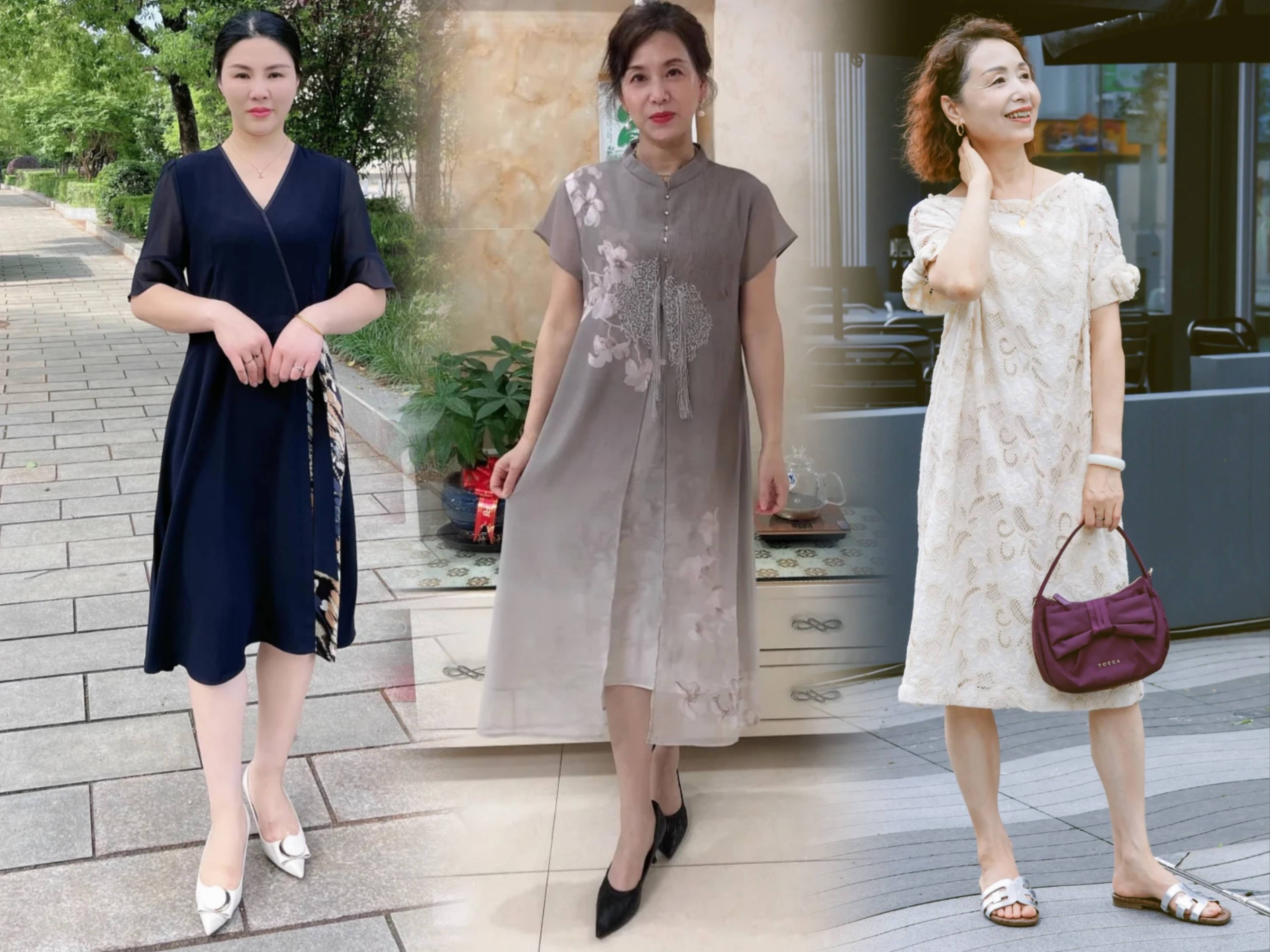 50岁女性夏日必看！连衣裙挑选全攻略，优雅气质一步到位