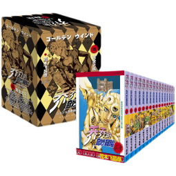 漫画 JOJO的奇妙冒险 乔乔的奇妙冒险 第五部·黄金之风（共16卷）赠送贴纸2张、全彩明信片5张 乔鲁诺·乔巴纳 日本动漫 日本漫画 热血动漫