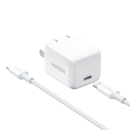 绿联MFi认证30W氮化镓充电器线充套装PD20W/27W/Type-C快充头适用苹果iPhone14/13promax手机ipad