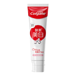 高露洁（Colgate）酵素亮白去黄去渍防渍美白牙膏120g 清新口气  新老包装随机发货