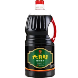六月鲜 经典系列 特级酱油1.8L【特级酱油】0%添加防腐剂 生抽 欣和出品