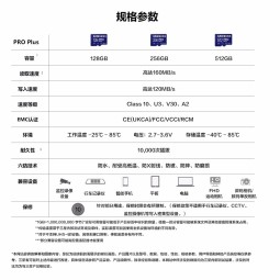 三星（SAMSUNG）高速内存卡 行车记录仪监控摄像头无人机switch运动相机大疆action4内存卡平板高速TF存储卡 蓝卡 256GB 专业版 支持4K 