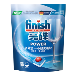 亮碟（finish）多效合一洗碗机专用洗涤块48块洗碗块洗涤粉去渍去油污光亮防水垢 多效洗碗块48块
