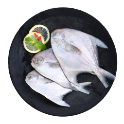 三都港冷冻东海银鲳鱼净重450g/3条装 平鱼 深海鱼生鲜鱼类 海鲜水产