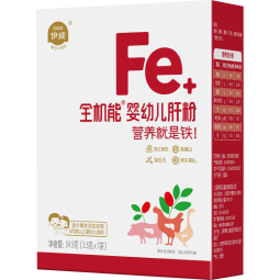 伊威（Eastwes）宝宝猪肝粉24.5g不添食盐蔗糖搭配米粉婴幼儿辅食(辅食添加初期)