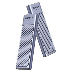 绿联 M.2 NVMe/SATA双协议移动硬盘盒 Type-C/USB3.2外接SSD固态硬盘 适用笔记本苹果16/Macmini外置盒
