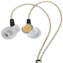 阿思翠（Astrotec） Vesna EVO有线耳机发烧HIFI入耳式游戏带麦克风高音质耳塞式耳机 银灰色 3.5mm 无麦(Typec转接头) 不换线