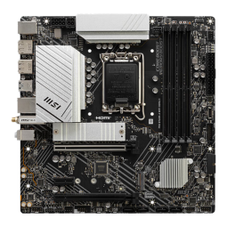 微星（MSI）PRO B760M-A WIFI DDR4 II 电脑主板 支持 CPU 13600KF/12600KF/14600KF(Intel B760/L