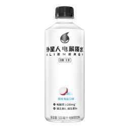 外星人大侦探同款电解质水功能饮料 无糖0糖0卡能量饮品维生素箱装500mL 荔枝海盐*4+青柠*4+白葡萄*4