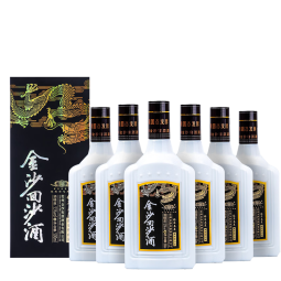金沙回沙酒 钻石五星/七星 53度酱香型白酒 贵州酱酒纯粮 自饮送礼 53%vol 500mL 6瓶 钻石五星整箱