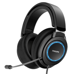 飞利浦（PHILIPS）SHP9500游戏版G6105 HiFi级游戏耳机 7.1虚拟环绕 炫彩呼吸灯 头戴式电脑电竞线控带麦耳机