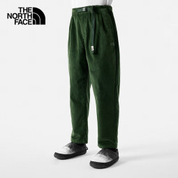 The North Face北面休闲裤男户外舒适灯芯绒长裤81SG 绿色/I0P 32