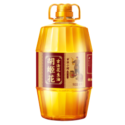 胡姬花 食用油 压榨 古法小榨 花生油 4L 