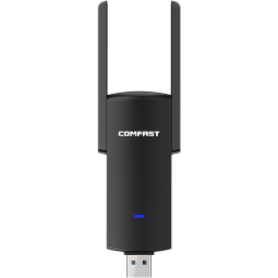 COMFAST  CF-924AC双频千兆USB无线网卡1300M台式机专用笔记本电脑WIFI接收发射器