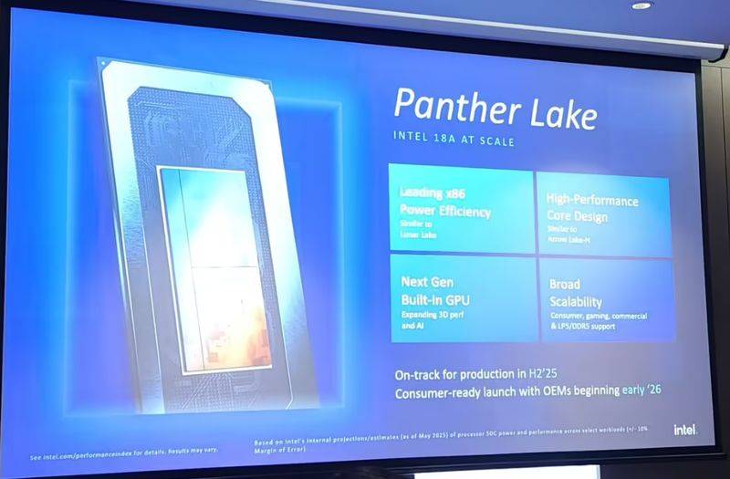 英特尔预热Panther Lake处理器 采用16核心设计