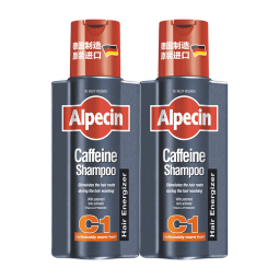 欧倍青（Alpecin）德国进口洗发水 C1咖啡因防掉发洗发露男女适用 250ml【两瓶装】