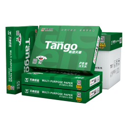 天章 （TANGO）新绿天章A4打印纸 70g 500张*4包 双面打印复印纸 纸张洁白顺滑不卡纸 整箱2000张【匠心品质款】