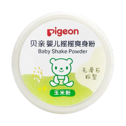 贝亲（Pigeon）婴儿爽身粉玉米爽身粉 新生儿爽身粉宝宝粉成人带粉扑50克