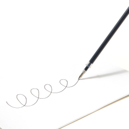 齐心（comix）拔帽中性笔笔芯替芯子弹头 R960 黑色0.5mm 60支装