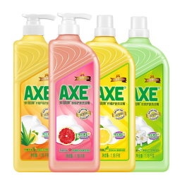 斧头牌（AXE）护肤洗洁精1.01kg*3瓶柠檬西柚花茶套装洗碗液洗碟净果蔬清洗剂 护肤洗洁精1.01kg三种味道