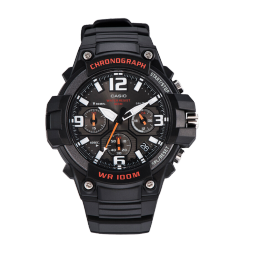卡西欧（CASIO）手表男时尚防水运动学生考试电子儿童表生日礼物MCW-100H-1A