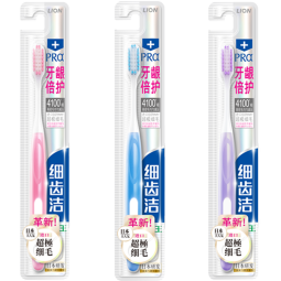 狮王（Lion）细齿洁牙龈倍护孕妇软毛牙刷软毛护龈孕妈月子专用4100根高密毛 牙龈倍护牙刷* 6支