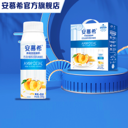 安慕希伊利真果粒黄桃燕麦风味酸奶整箱常温牛奶乳品营养早餐送礼礼盒 黄桃燕麦200gx10盒x1箱