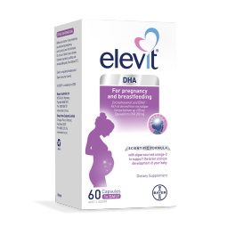 爱乐维（Elevit）dha孕妇藻油备孕孕期哺乳期适用60粒京东自营 澳版原装进口