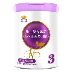 君乐宝（JUNLEBAO）至臻奶粉3段幼儿配方（12-36月龄） 800克