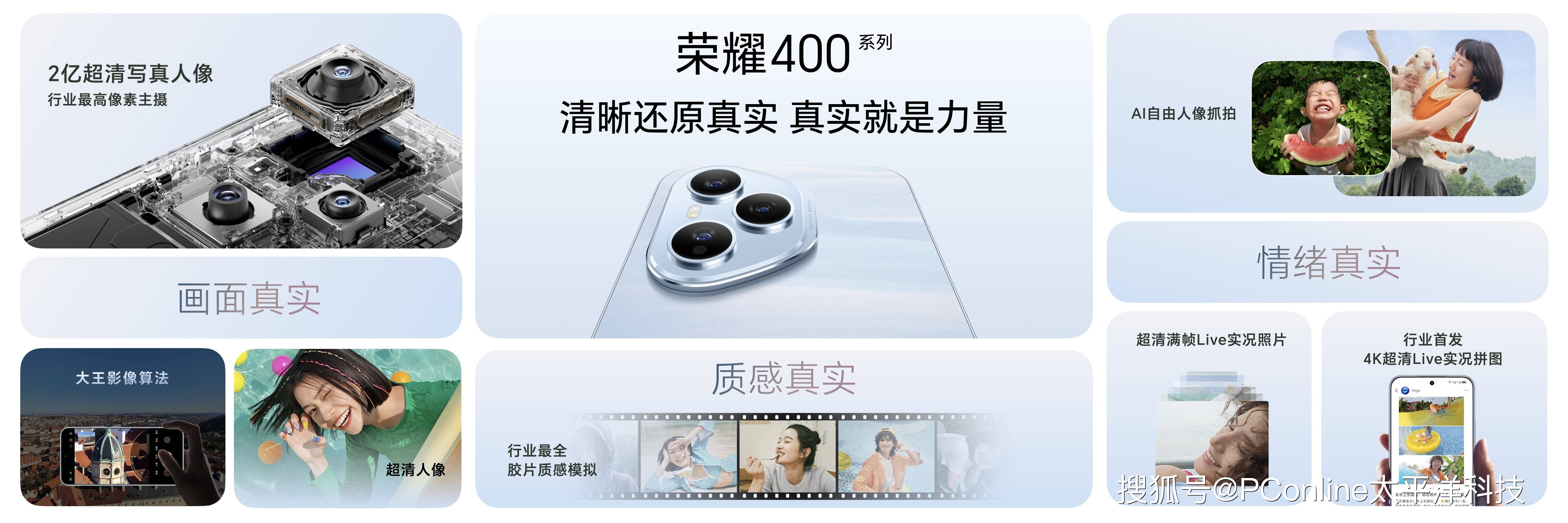 2124.15元起售！荣耀400系列正式发布：搭载2亿超清主摄