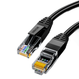 山泽（SAMZHE）六类网线 CAT6类千兆网络连接线工程家用电脑笔记本路由器宽带监控电脑网络8芯双绞成品跳线 六类千兆【黑色圆线】 2米