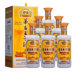 茅台（MOUTAI）茅台王子酒 珍品王子 酱香型白酒 53度 500ml*6瓶 整箱装