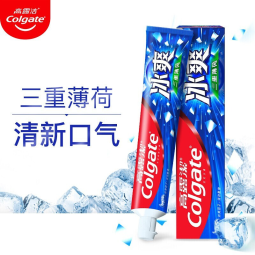 高露洁牙膏冰爽薄荷牙膏120g*6支 清新口气含氟家庭套装 冰爽薄荷120g*3+龙井 120g*3支