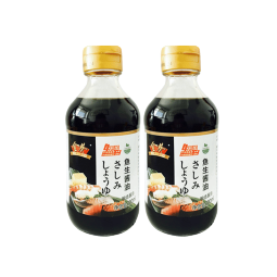金葵（jinkui）鱼生酱油200ml*2瓶+芥末43g寿司刺身三文鱼酱油
