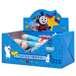 小火车（THOMAS & FRIENDS）深海鳕鱼肠托马斯韩国进口宝宝零食0添加儿童鱼肉肠 奶酪味400g
