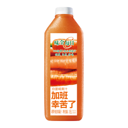味全【孟子义同款】每日C胡萝卜复合果蔬汁冷藏饮料1600ml家庭分享装