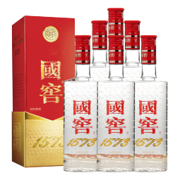 泸州老窖 国窖1573 浓香型白酒 52度 375ml 6瓶 整箱装  【送礼礼品】