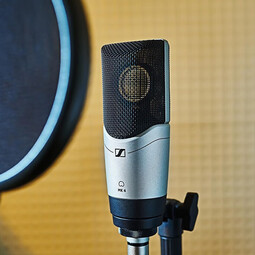 森海塞尔（SENNHEISER） MK4大振膜专业录音师K歌话筒电容配音麦克风主播直播唱歌MK4 MK4单话筒