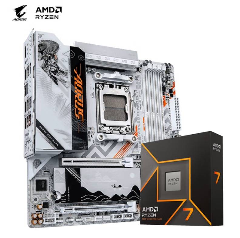 不止于白！这块国潮技嘉B850M AORUS ELITE WIFI7 ICE-P “雕妹”主板，重新定义你的电竞美学