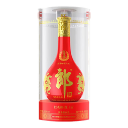 郎酒【旗舰店】红花郎15 酱香型 婚宴送礼白酒 53度 500mL 1瓶 单瓶装