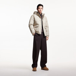 杰克·琼斯（JACK&JONES）秋冬季男士保暖外羽绒服合集 224412030橡木棕 M 175