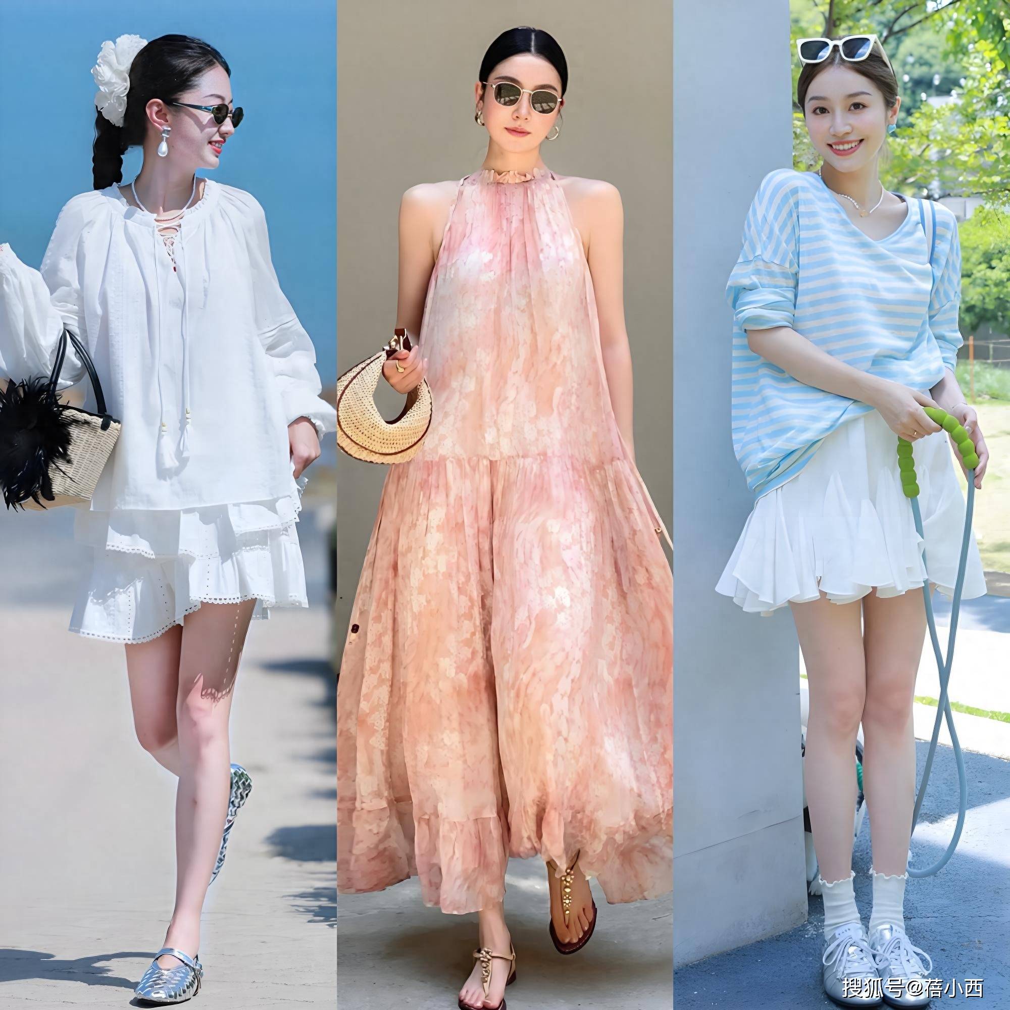 “穿大不穿小”今夏太流行了，40+中年女人这样穿，时髦又显瘦！