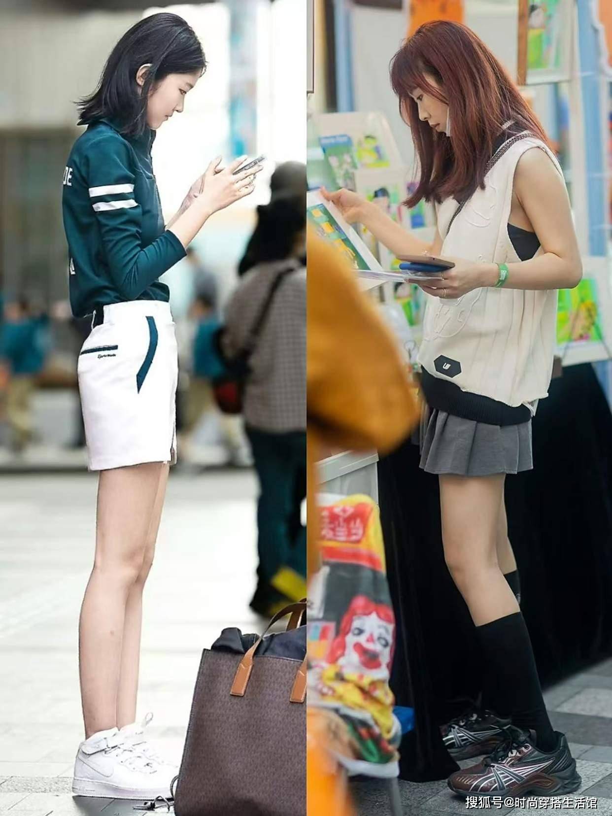 去了深圳才发现，见过世面的女人，都在穿“裙子+运动鞋”，真美