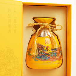酒鬼酒 封印生肖纪念酒馥郁香型高度白酒 礼盒装白酒 52度 1L 1坛 龙年