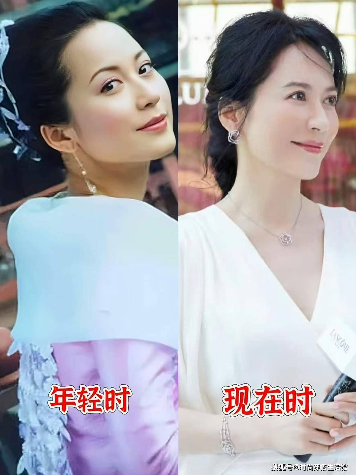 看了54岁俞飞鸿的打扮，才发现：穿裙子不配运动鞋，会更优雅得体