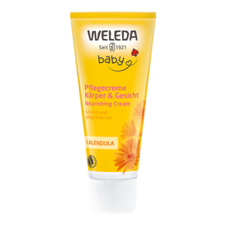 维蕾德（WELEDA）金盏花面霜润肤膏儿童婴儿宝宝面霜身体润肤乳霜 特润霜75ml